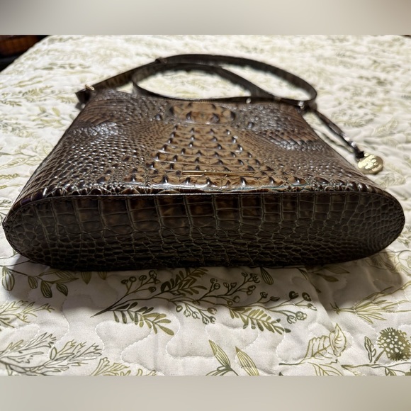Brahmin Katie Melbourne Crocodile Embossed Crossbody Bag - Picture 4 of 8